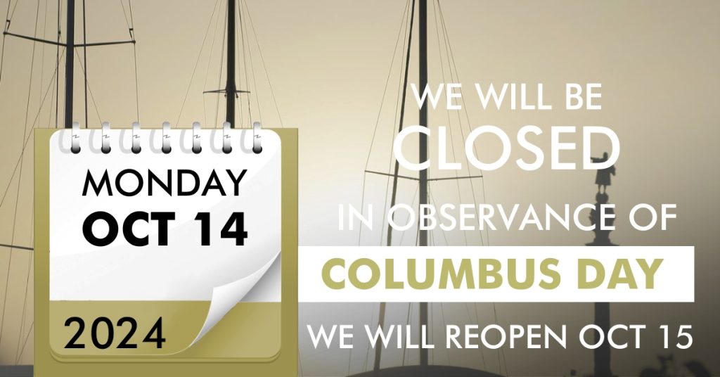 Columbus Day Closed 10/14/25