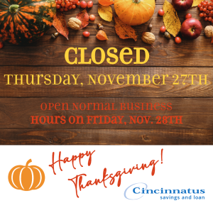 Happy Thanksgiving Closed Thursday, Nov 27, Open Friday, Nov 28th